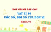 Đơn vị Micro, Nano, Pico? Bảng mẫu đơn vị về ước số và bội số trong SI? Hỏi đáp môn Vật lí